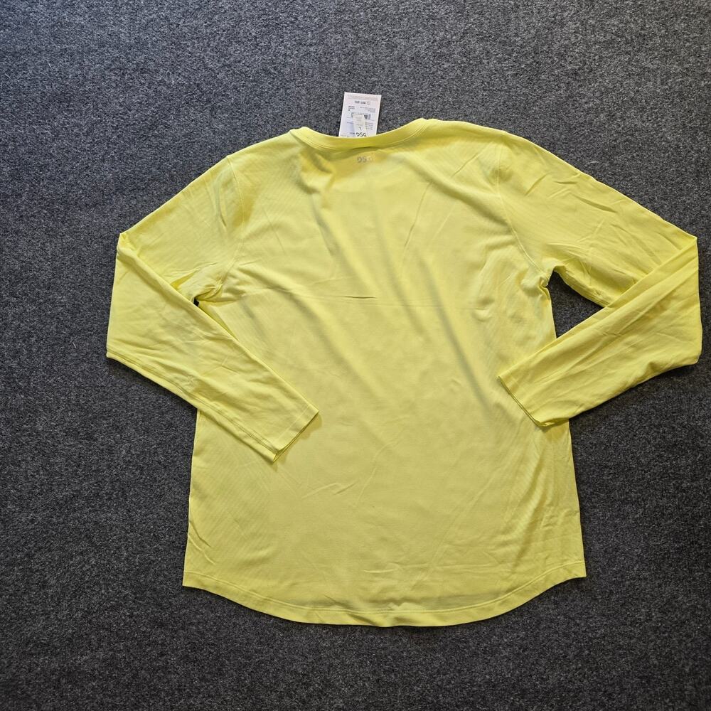 DSG Top Womens Size Large Yellow Movement Seamless Long Sleeve Running Athletic - Picture 8 of 9
